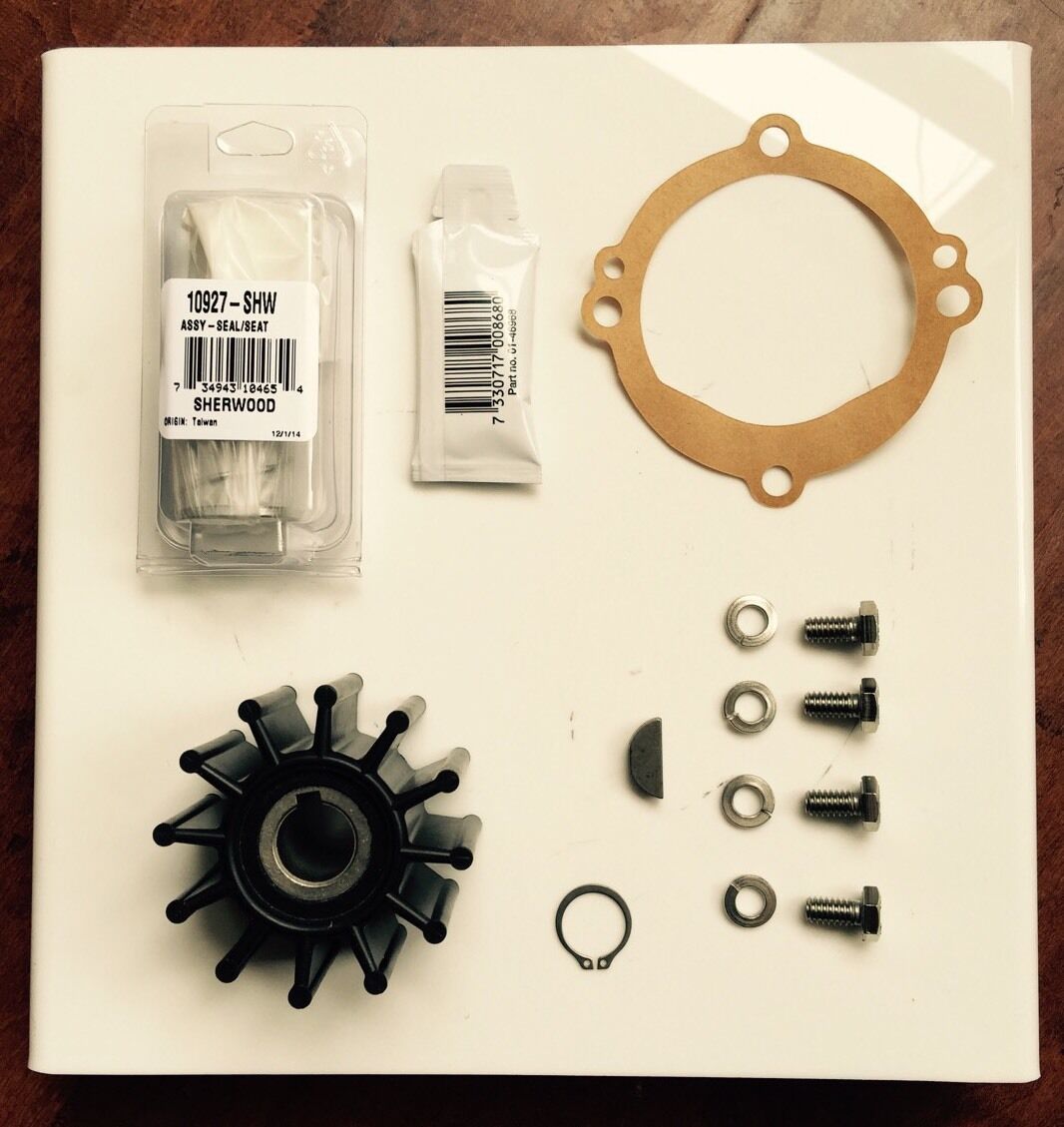 Sherwood Crusader Raw Water Pump kit 10999 97179 OEM Parts E35 10615 I ...
