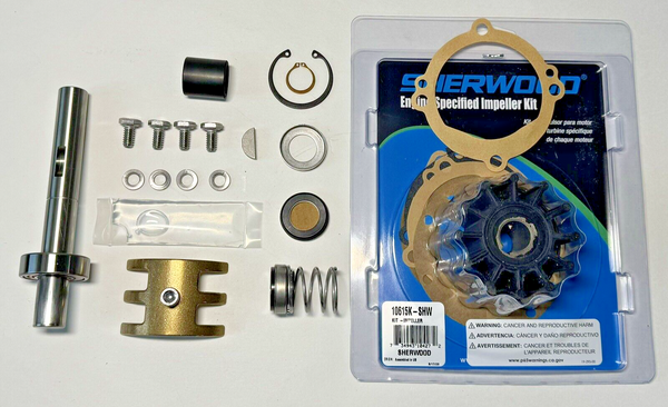Raw Sea Water Pump Impeller Repair Kit Fits Cummins 3897337 Sherwood 21592 Raw Sea Water Pump Impeller Repair Kit Fits Cummins 3897337 Sherwood 21592